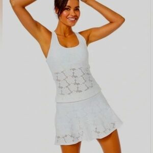 Lilly Pulitzer White Lace Tank Top